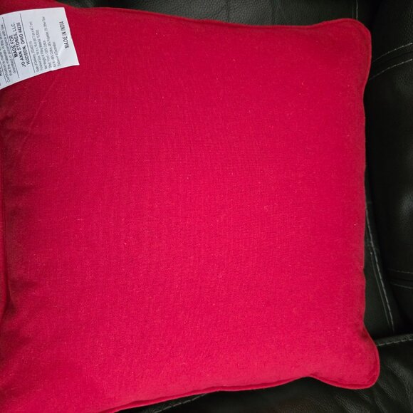 18" x 18" Christmas Lab Dog Theme Pillow - Picture 3 of 3